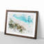 Washed Up In Tulum Mexico Watercolour - Framed Print-56882357-56882360