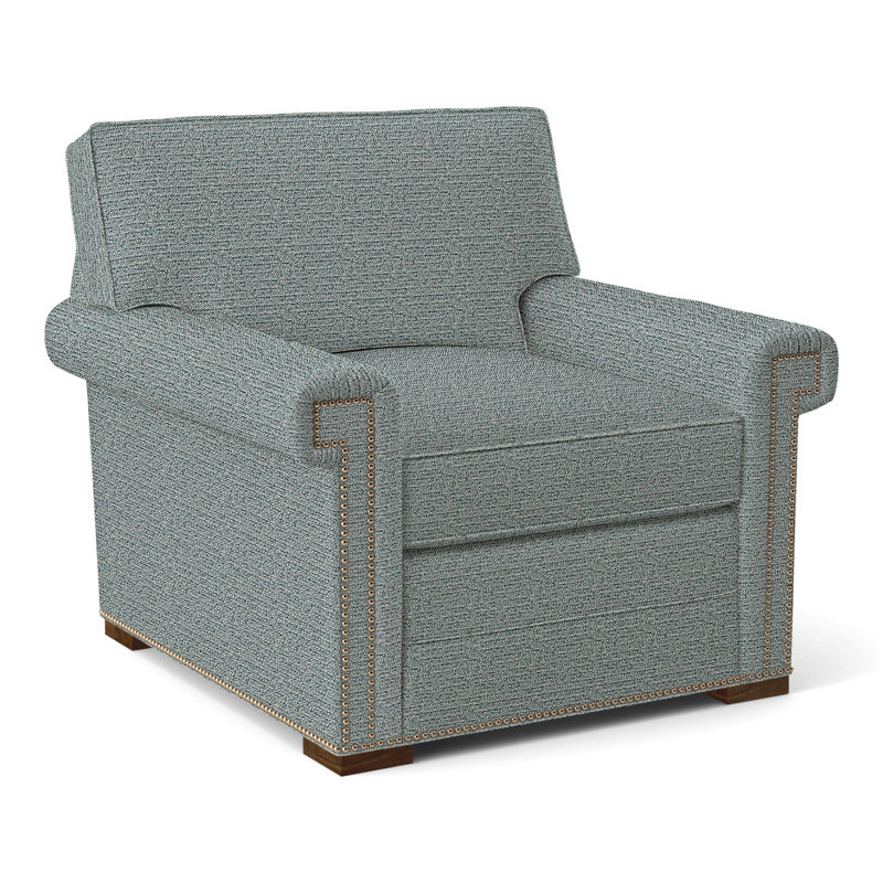 Fauteuil 36 po Davidson, Oui, Cobalt Tuck, La Havane