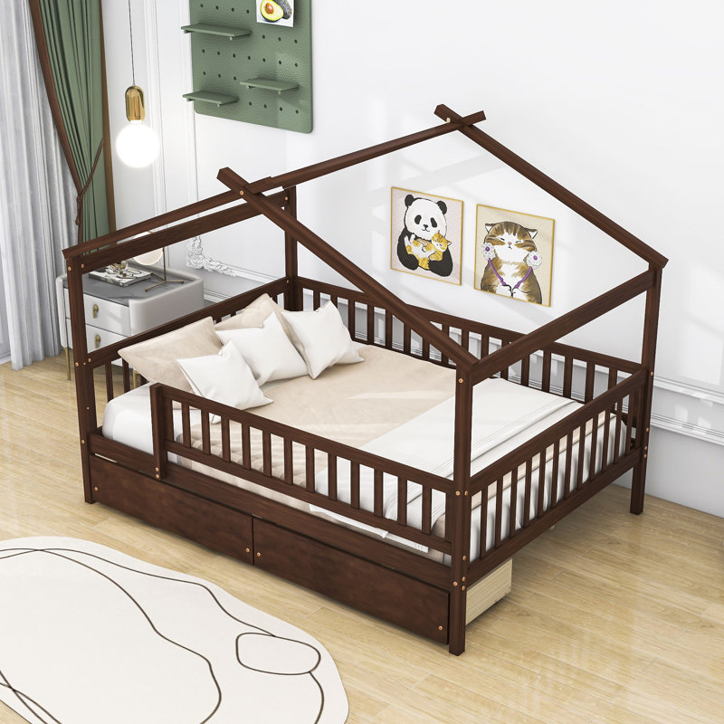 Veyaan Kids Daybed, Full / Double, Walnut