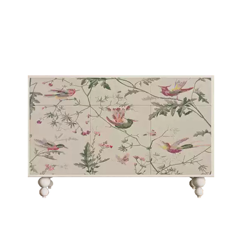 Modern Entrance Cabinets Decorated Sideboard, Multi White