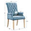 Chaise de salle à manger rembourrée avec accoudoirs en tissu Amdad-1444740942-1408077783