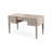 American Luxury Solid Red Oak Writing Desk with 5 Storage Drawers, Silent 3-Stage Slides, Easy Assembly-746368859