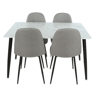 Holmen table and 4 chair dining set