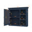 Armoire à pharmacie murale moderne 30 po x 28 po avec miroir et 3 tablettes ouvertes-1472020711