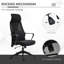 Fauteuil pivotant massant avec coussin lombaire, port USB, siège et appui-tête réglables