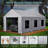 Vita 10' W x 20' D Heavy Duty Carport Portable Garage Storage Shed Canopy with 6 Mesh Windows-124606858