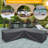 Waterproof Patio Sectional Sofa Cover-1134291253