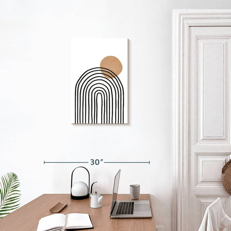 Arches Avery Boho Mid-Century, H 24 po x l 16 po