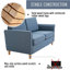 Leela 2 Seater Linen Loveseat-590416758
