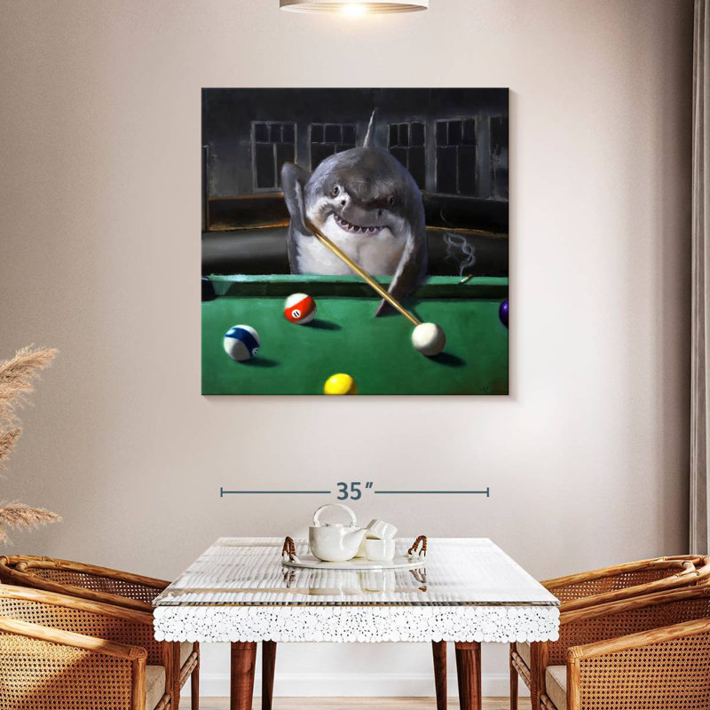 Ketti Pool Shark, 39" H x 39" W