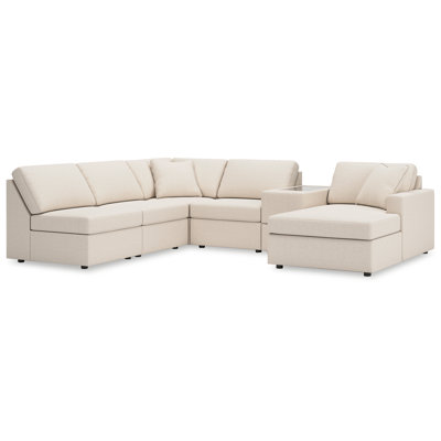 Canapé modulaire 6 pièces avec méridienne Modmax