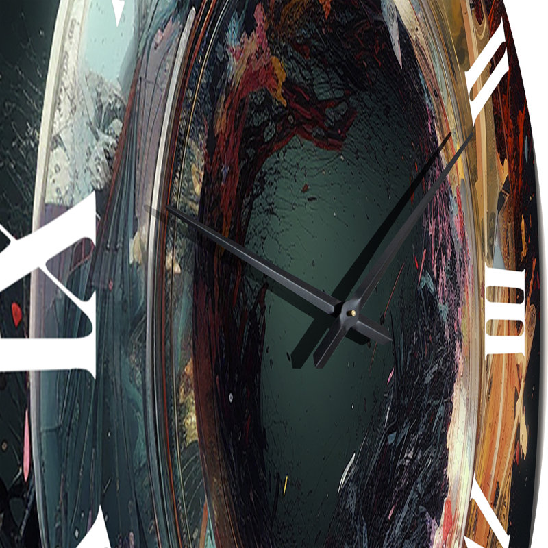 Metal Wall Clock, Extra Large