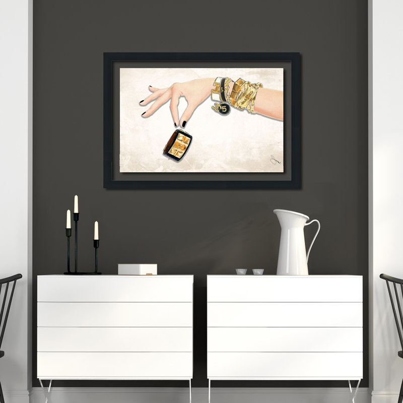 " More Or Less ", 27.5" H x 39.5" W x 0.75" D, Espresso Framed