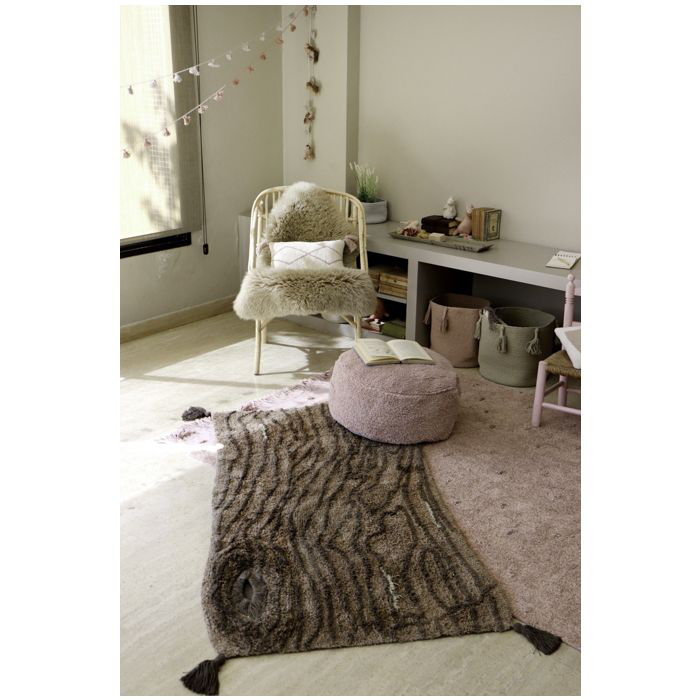 Pyjama Party Round Pouf, Vintage Nude