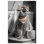 Chat, écharpe de toilette, reproduction de salle de bain, reproduction acrylique par Art Remedy