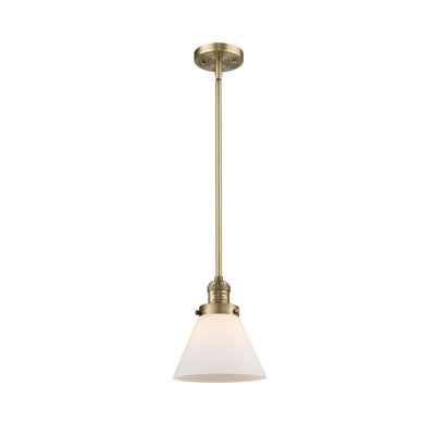 Luminaire suspendu conique à 1 lumière Milardo