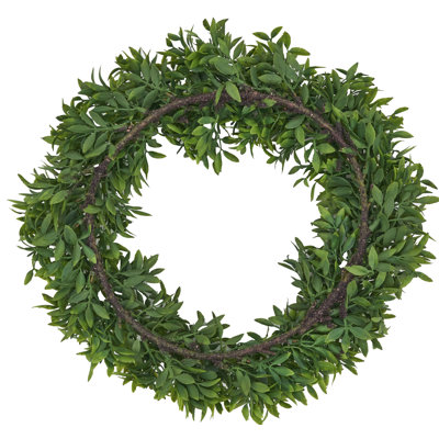 Faux Plastic 12'' Wreath