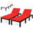 Outdoor Chaise Lounge , Cushion Included-291777666