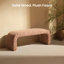 Banc en cascade rembourré en chenille de 52 po Devotia-1217049162