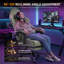 Metro Lane Adjustable Reclining Ergonomic Swiveling PC & Racing Game Chair with Footrest-2064168969