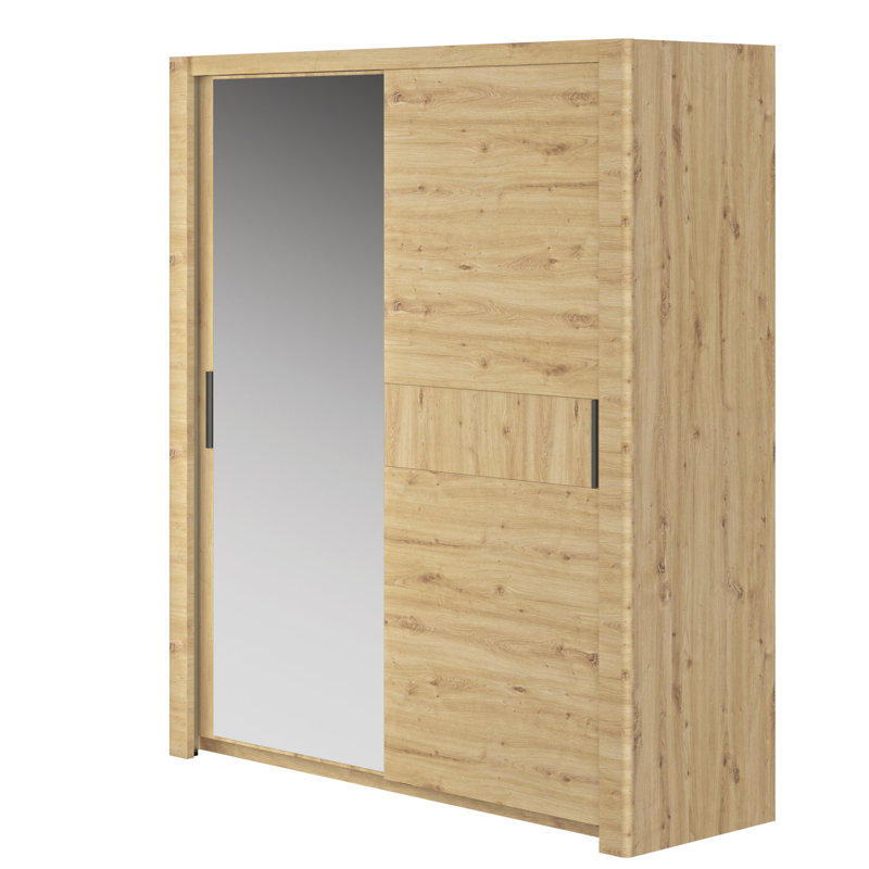 Palou 2 Door Manufactured Wood Wardrobe