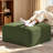 40.75" Wide Compression Corduroy Fluffy Ottoman for Living Room (Set of 1)-1091228731