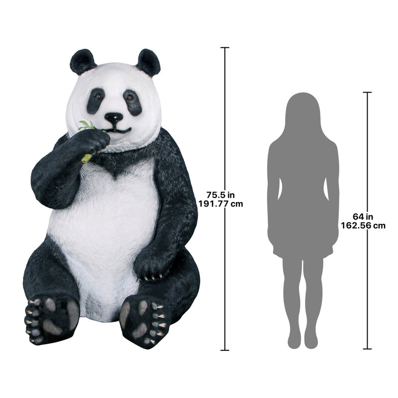 Statue fantôme d'ours panda géant