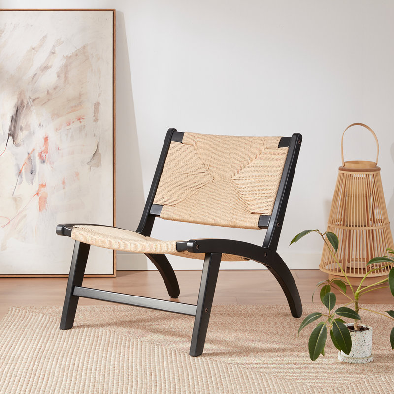 Kraemer Upholstered Accent Chair, Black 