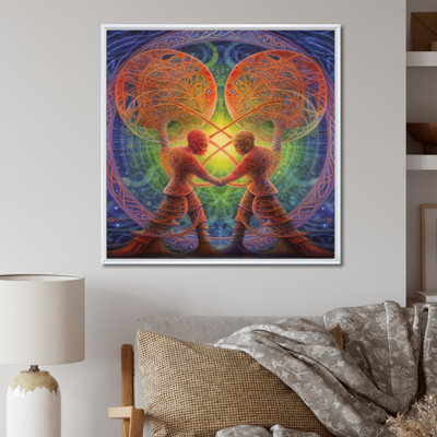 Impression sur toile romantique