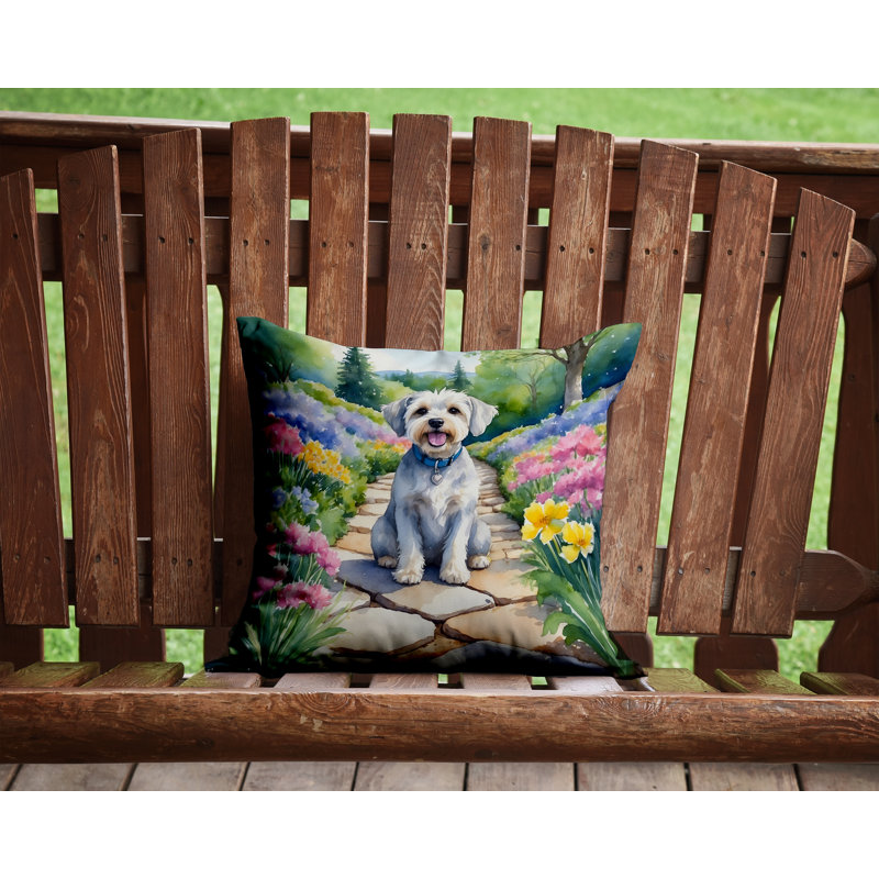 Coussin décoratif réversible Spring, H 14 po x l 14 po