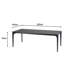 MAXENCE Oak Solid Wood Base Dining Table-93547913