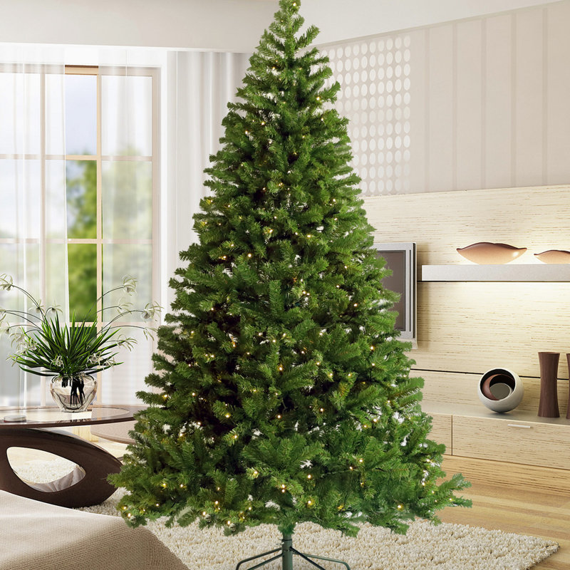 Arbre de 6 pi avec support pliable, 1000 extrémités de branches, articulé artificiel, matériau pour une fête de Noël magique en métal