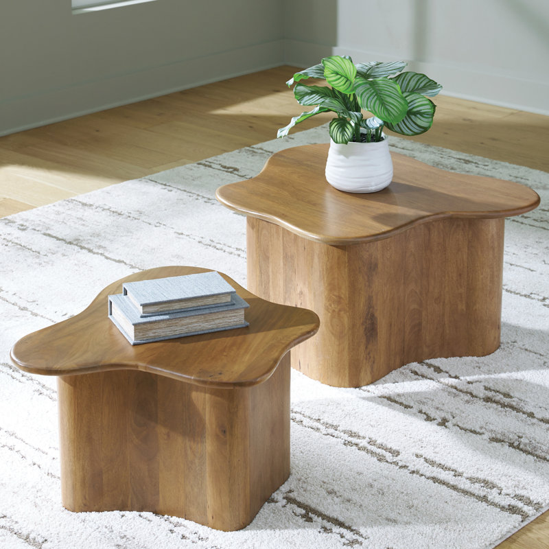 Ensemble de 2 tables basses Abeford
