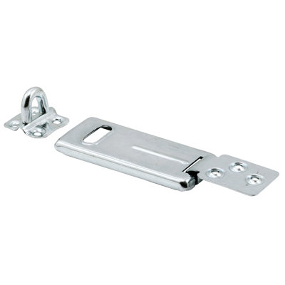Prime-Line Safety Hasp, 3-1/2 in., Steel Construction, Zinc Plated Finish (Single Pack)