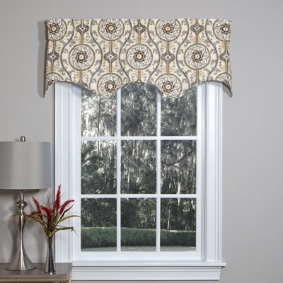 Izmir Contemporary Cotton Geometric Filler Valance