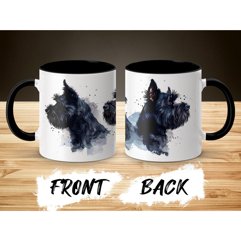 Ceramic Coffee Mug, Black, 2