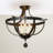 3-Light Semi Flush Mount