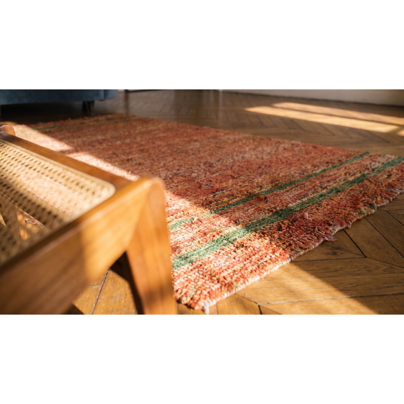 Tapis antique en laine Shaker