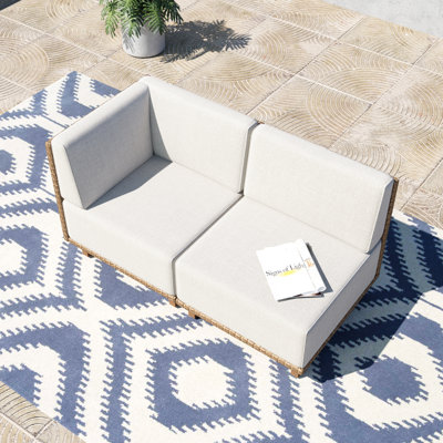 Rattan Loveseat