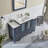 Brescia 54" Single Sink Freestanding Bathroom Vanity with Ceramic Top and Matching Mirror-62326237