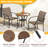 Hobbes 2 - Person Patio Dining Set with Round Table , Cushions Included-227352401
