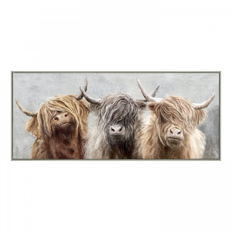 Three Of A Kind, 35cm H X 82cm W
