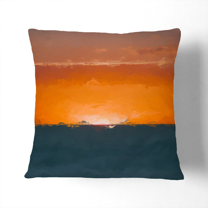 Square Throw Cushion, Black, 40cm H x 40cm W x 15cm D