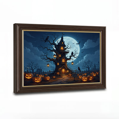 Art mural sur toile Haunted Treehouse