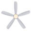 52 po Ventilateur de plafond encastré à 5 pales avec ensemble d'éclairage et télécommande-679747515-679747519-679747514