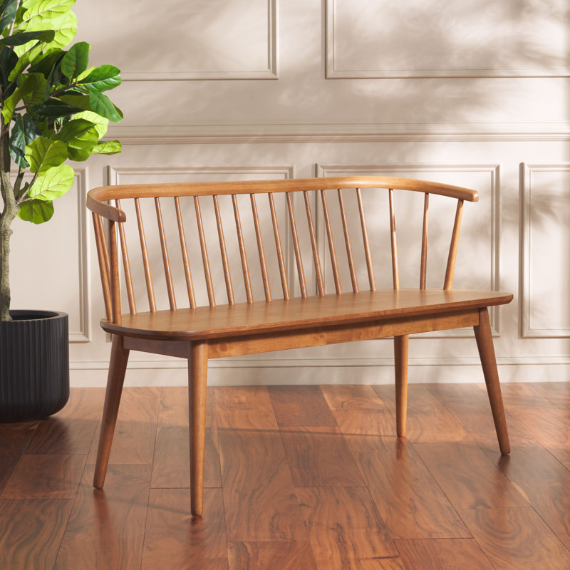 Banc en bois massif Ayaah, Miel