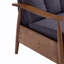 Fauteuil à cadre en bois, fauteuil d'appoint moderne pour le salon-329989177