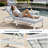 11 Pieces Modern Aluminum Patio Furniture Set With Fire Table, Outdoor Modular Sectional Conversation Set With Patio Chaise Lounges-1324762699