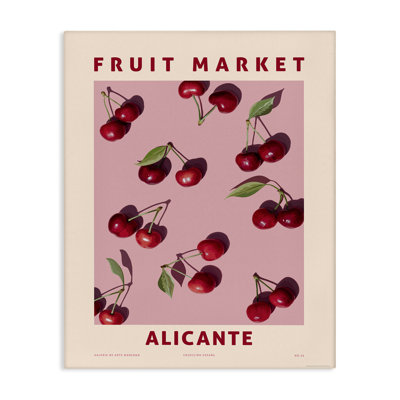 «Fruit Market Cherries», art mural sur toile par Reinders