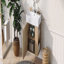 Meuble-lavabo flottant moderne 21,6 po avec lavabo en céramique-730486730
